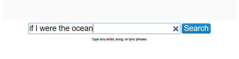 lyrics search engine