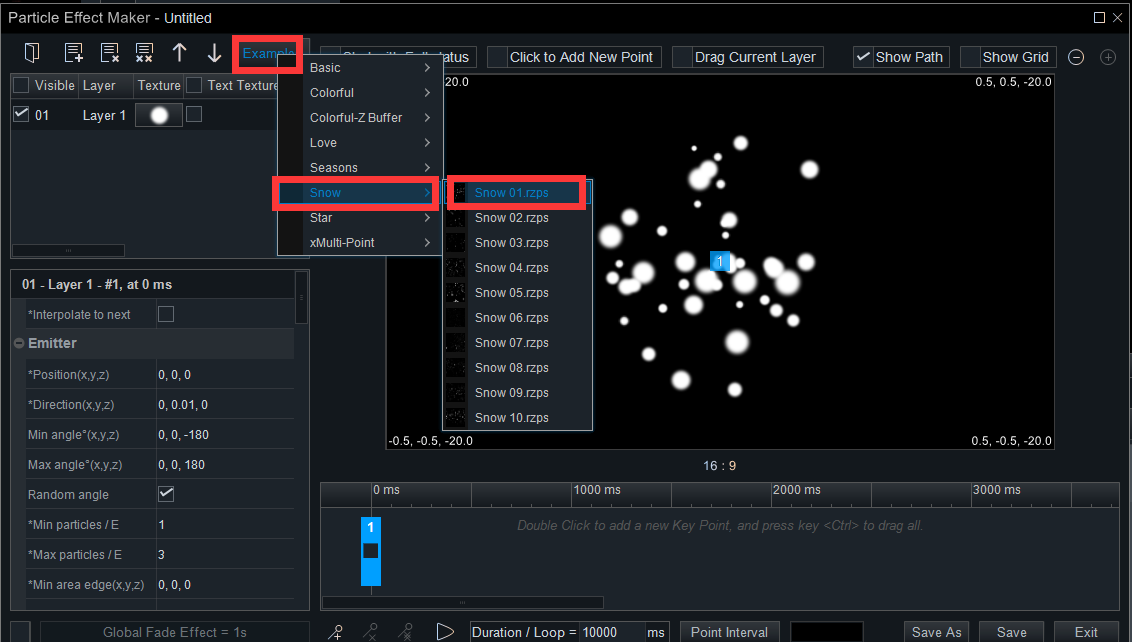 particle effect maker