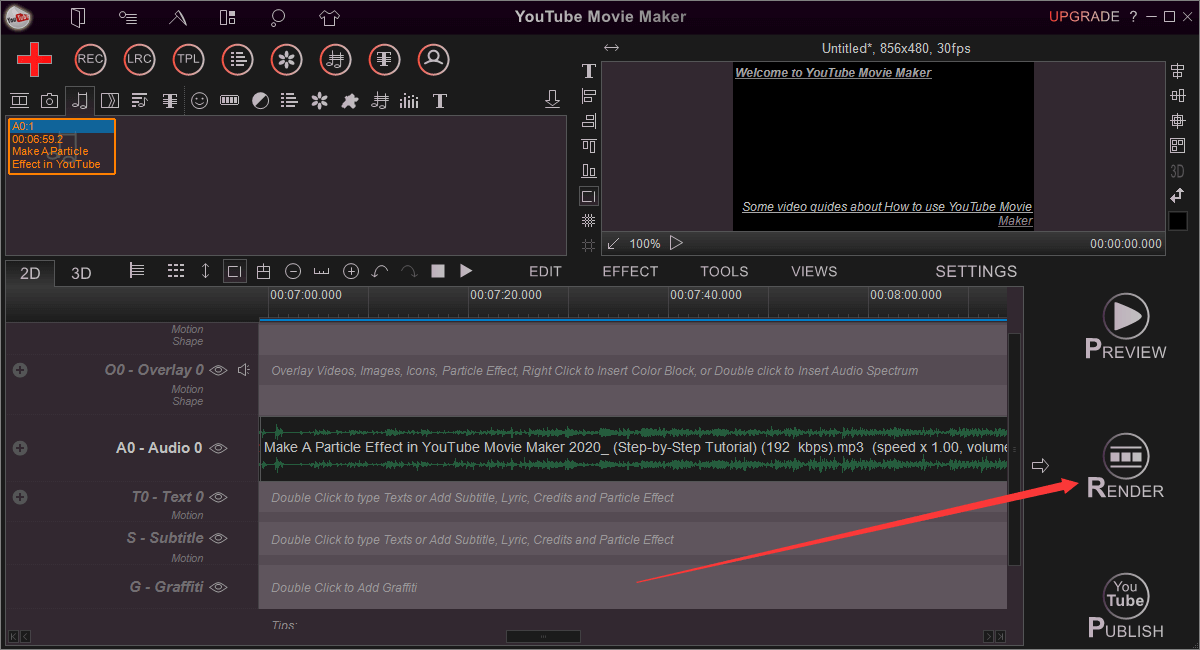 render the video