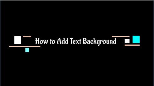 Add your text to the Text Line