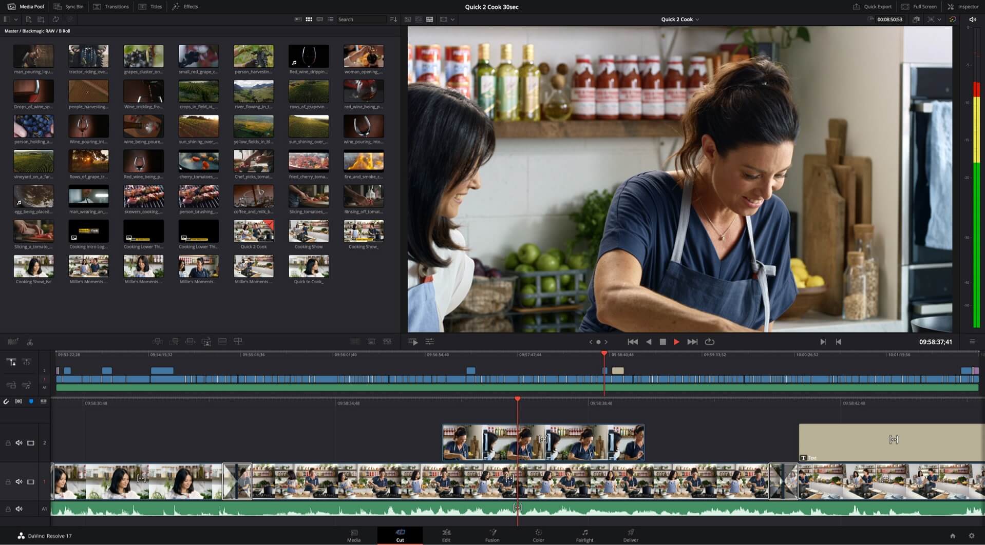 free video editing software no watermark - Davinci Resolve