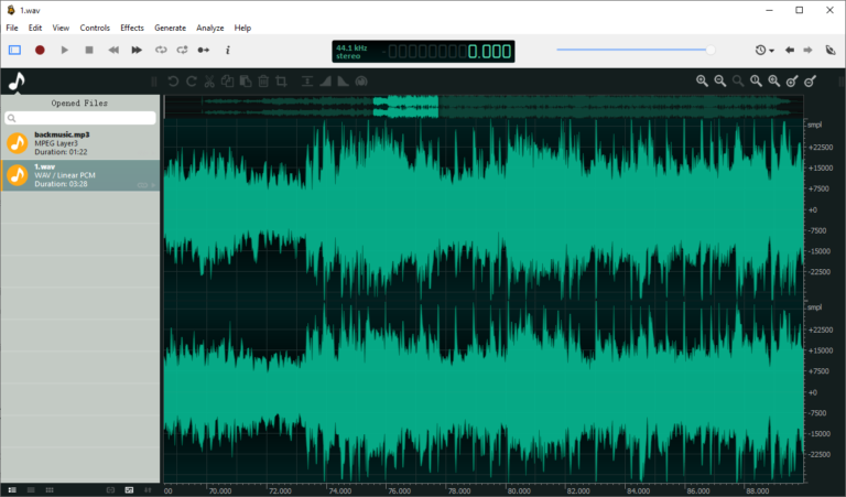 ocenaudio compare ocenaudio compare