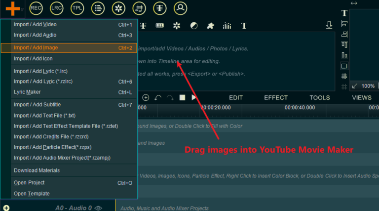How To Import Images For Editing