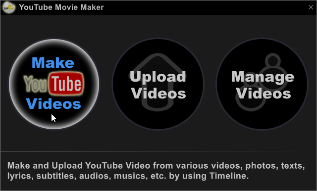 Công cụ Internet - YouTube Movie Maker Platinum / Gold v.20.11 Youtube-movie-maker-v17-startup